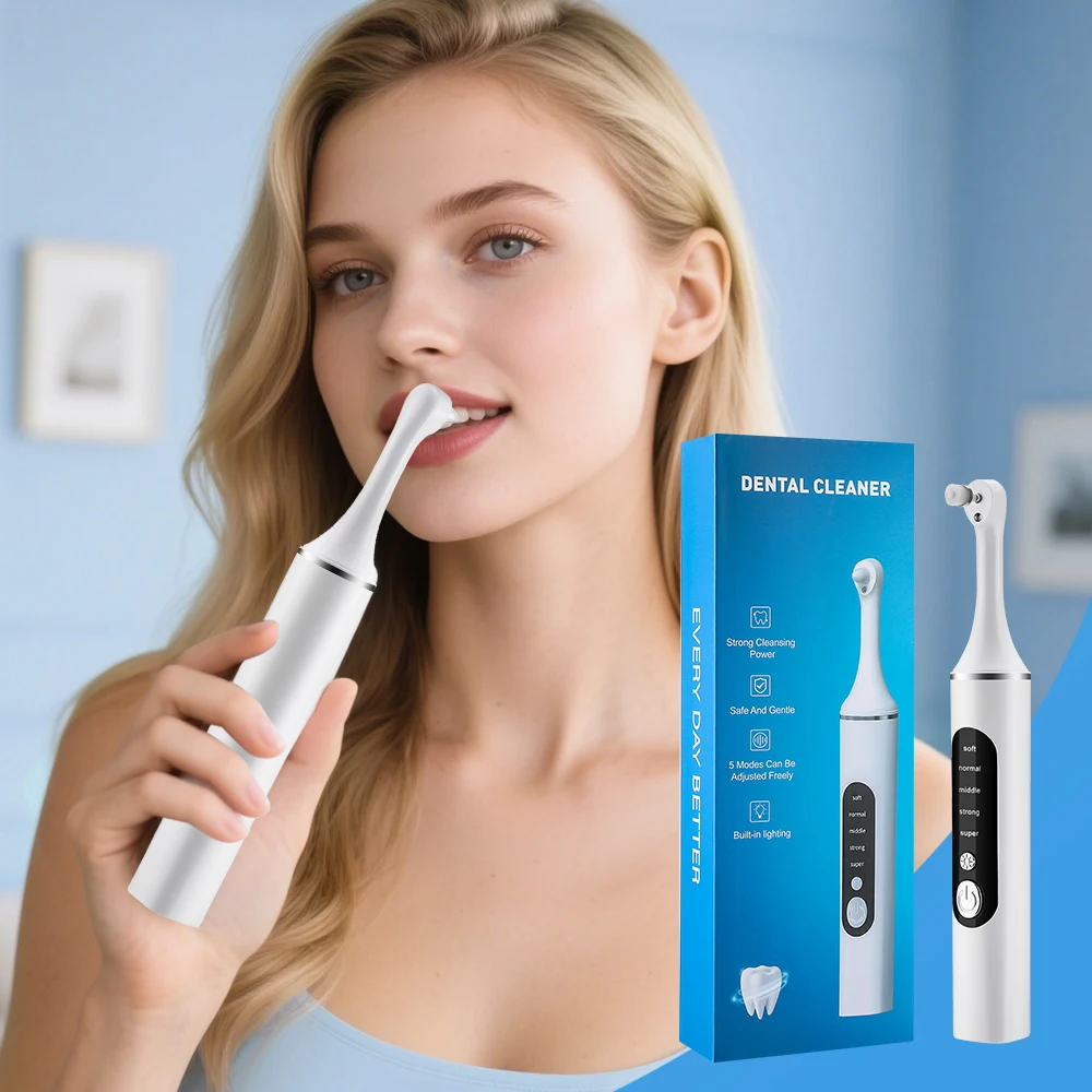 Teeth Whitening Light Kit - Electric Tooth Polisher Teeth Whitening Cleaner