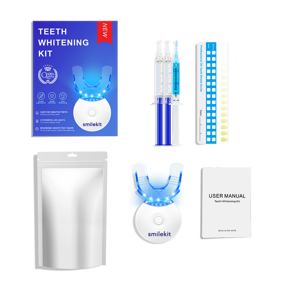 Teeth Whitening Foam - Teeth Whitening Kit - 5X LED