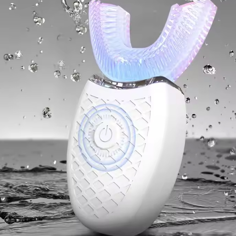 Teeth Whitening Light Kit - Soft Bristle U Shape Smart Teeth