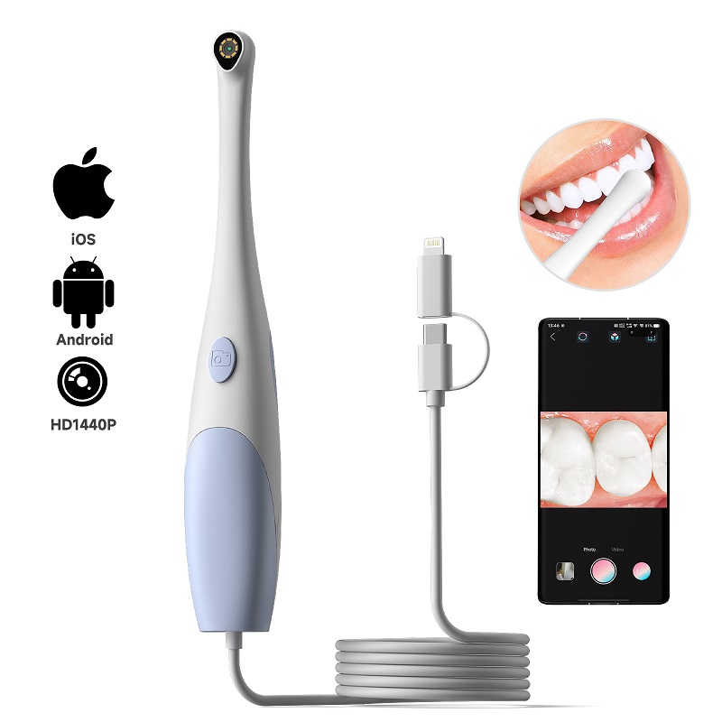 Teeth Whitening Video - Oral Endoscope Camera 1440P Photo&Video Handheld