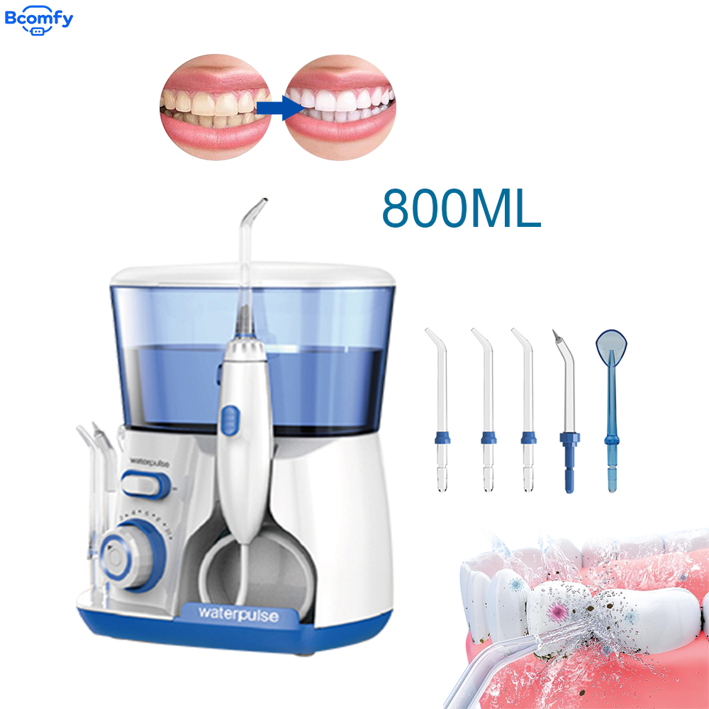 Water Flosser Cordless - Waterpulse Electric Water Flosser 800ml High