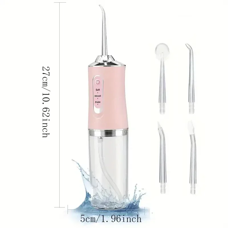Water Flosser Cordless - Portable Smart Electric Oral Irrigator Water