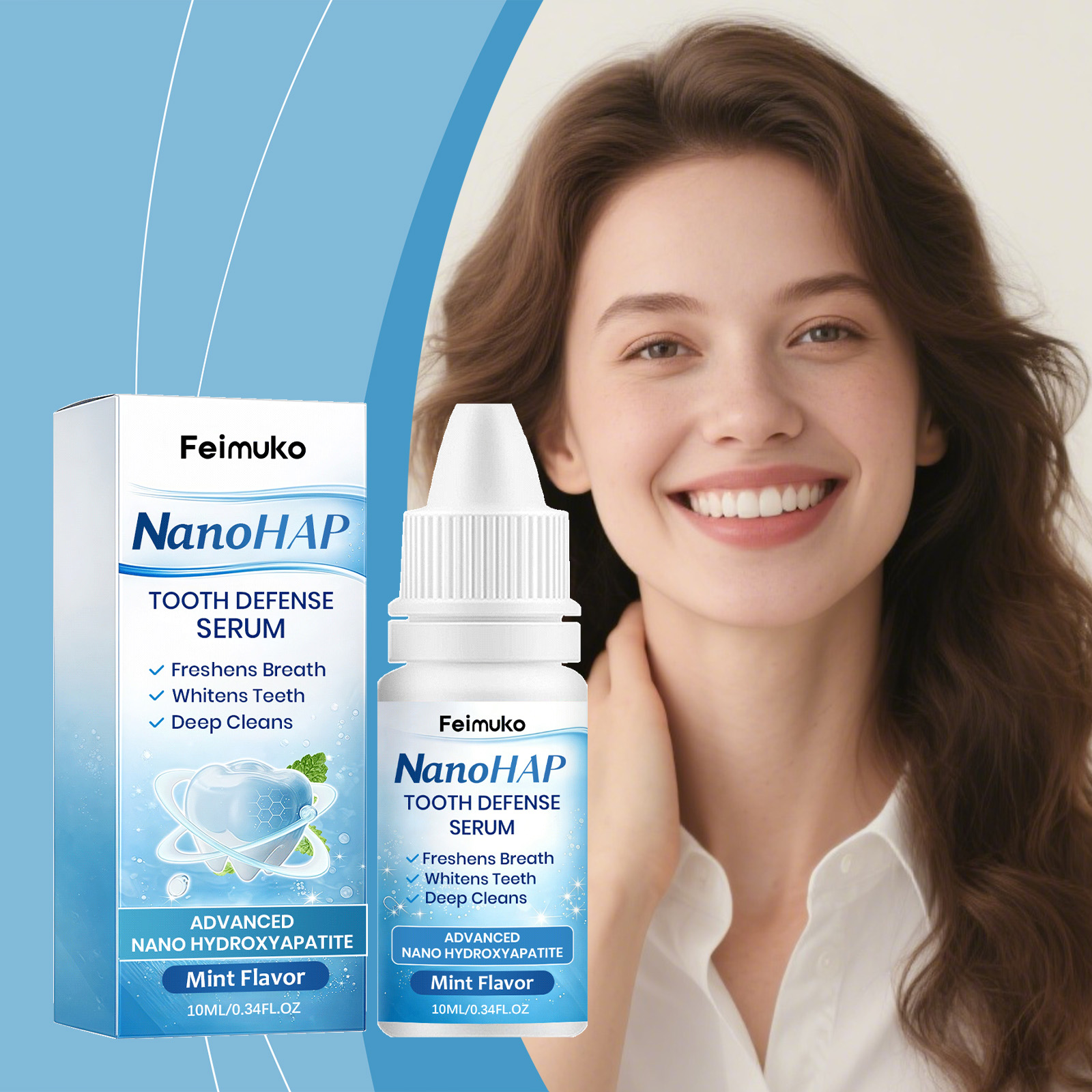 Enamel Repair Serum - Feimuko Tooth Care Essence Liquid Remineralizing