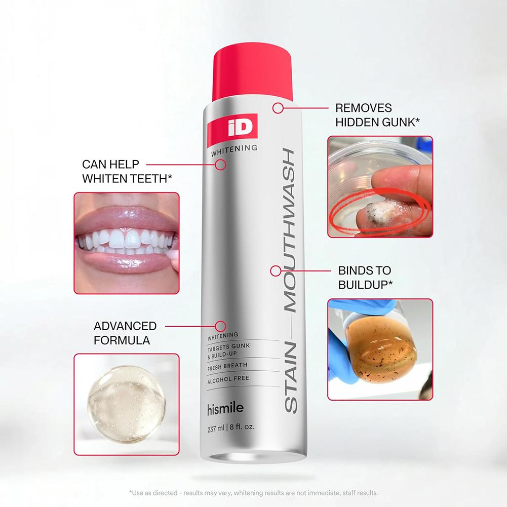 Hismile Oral Care Kit ID Stain - Teeth Whitening Kit Hismile ulasan dan harga