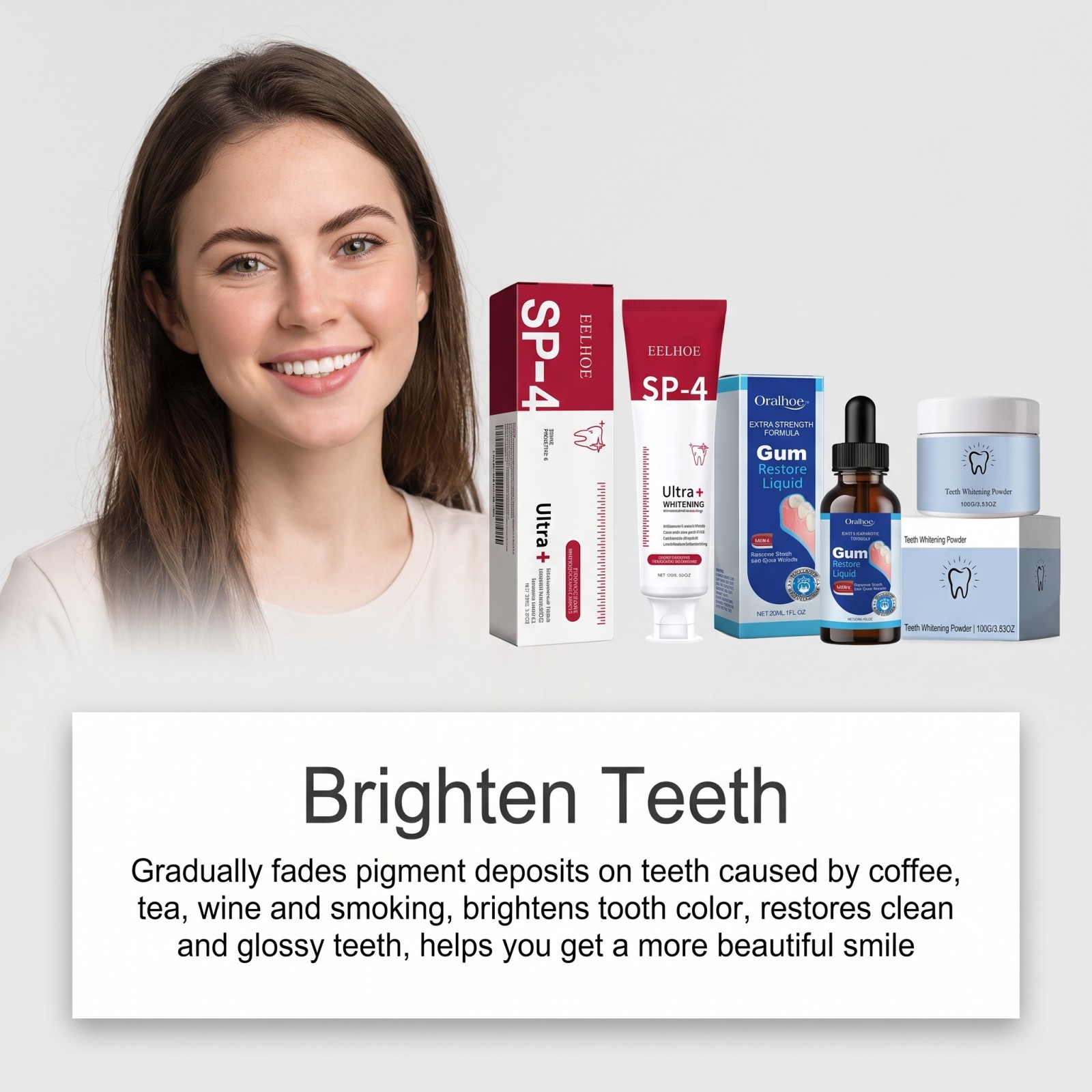 Oral Care Combo Set Whitening  - Teeth Whitening Levels ulasan dan harga