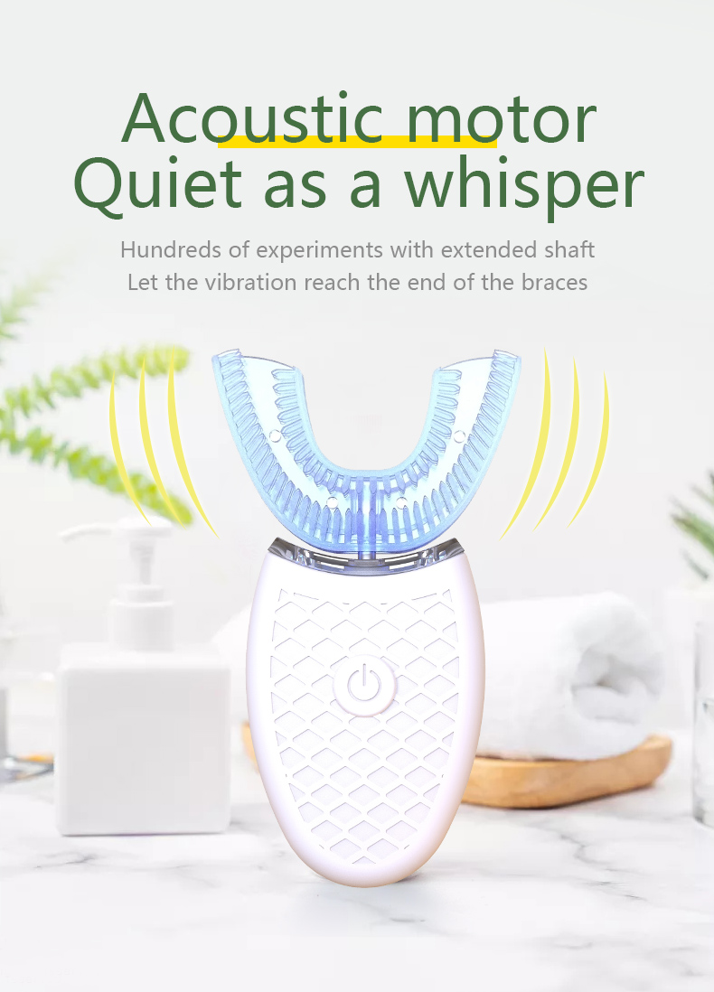 Intelligent U-Type Toothbrush  - Teeth Whitening Light Kit ulasan dan harga