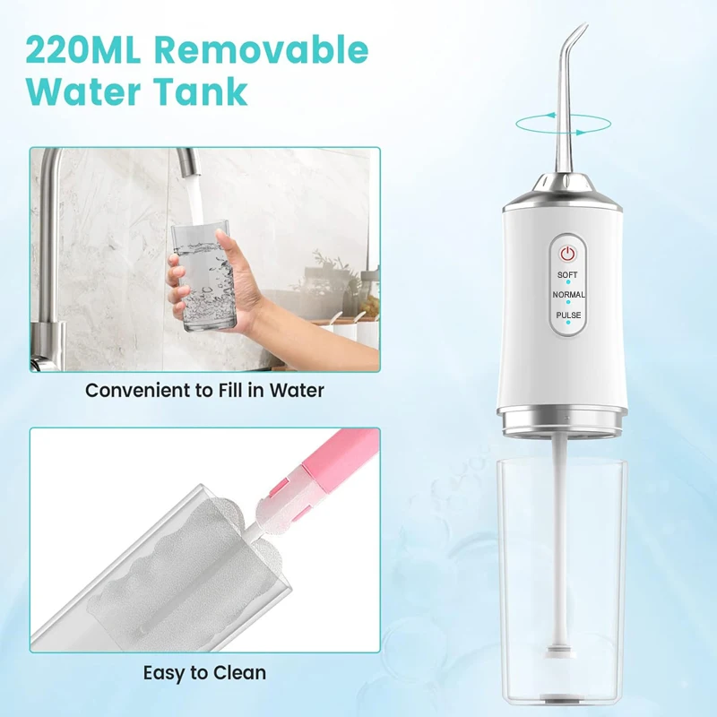Portable Dental Water Flosser  - Water Flosser Cordless ulasan dan harga