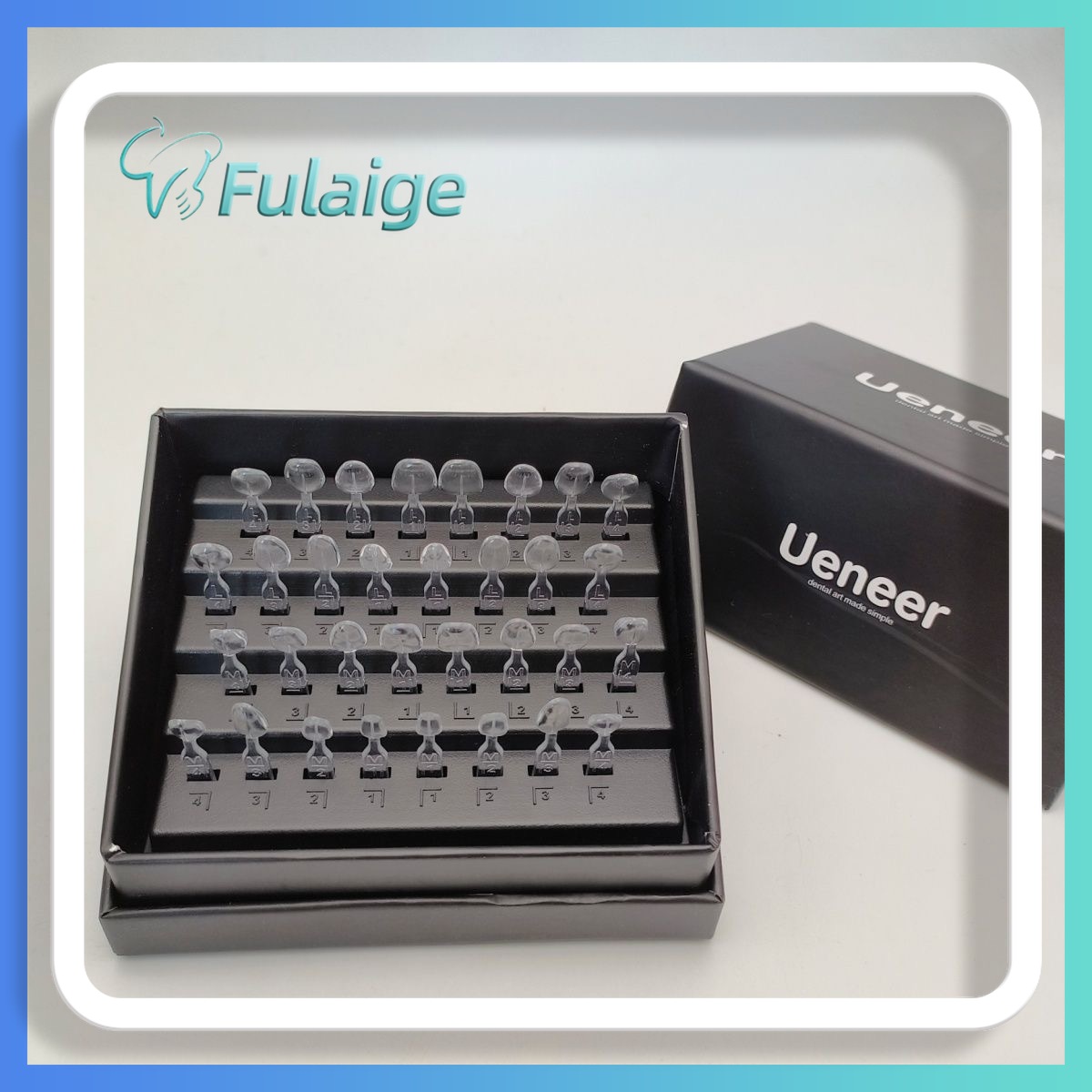 32pcs Press-On Dental Veneer M - Teeth Whitening Light Kit ulasan dan harga
