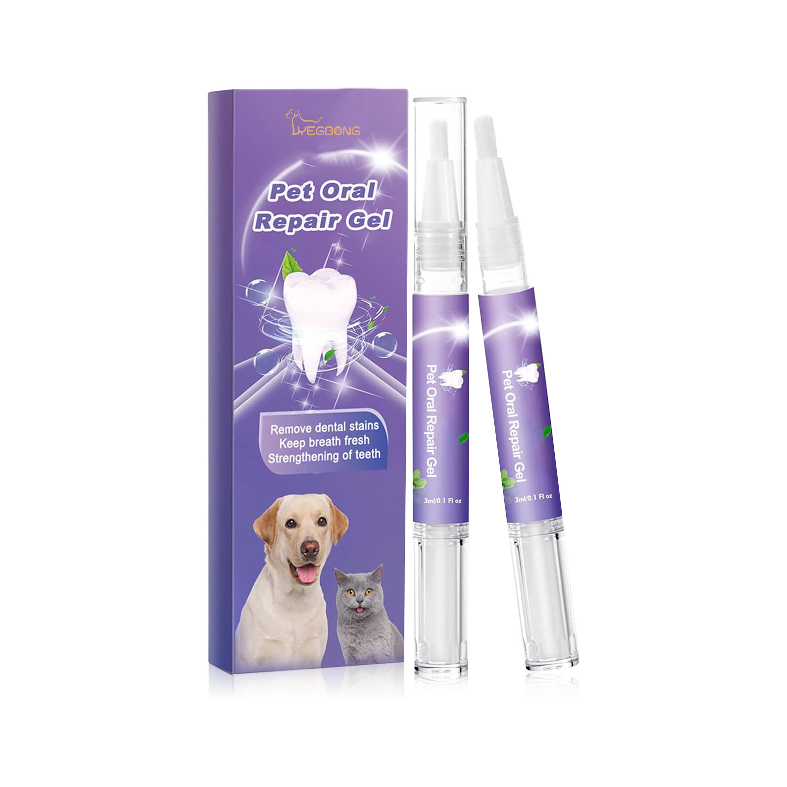 Pet Oral Repair Gel Puppy Tart - Teeth Whitening Foam ulasan dan harga