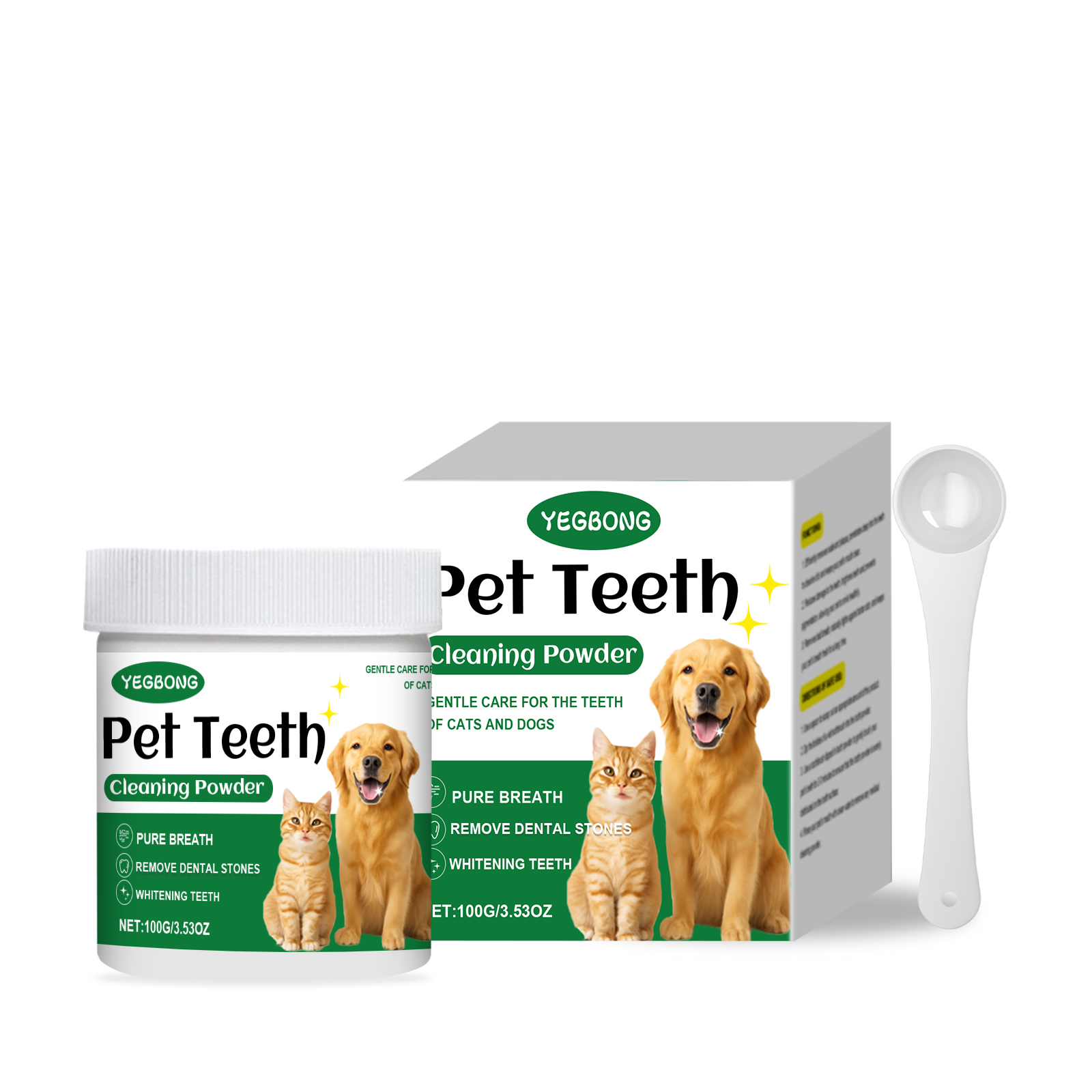 Pet Teeth Cleaning Powder Redu - Teeth Whitening Levels ulasan dan harga