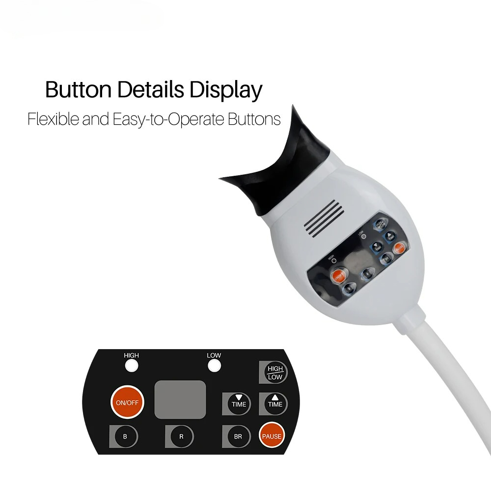 Adjustable 3 Colors LED Teeth  - Teeth Whitening (Bleaching) ulasan dan harga