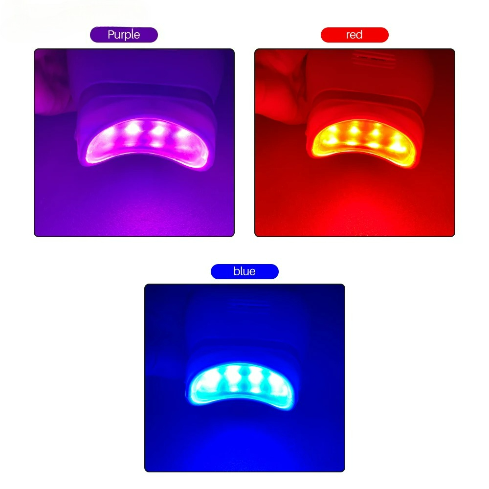 Adjustable 3 Colors LED Teeth  - Teeth Whitening (Bleaching) ulasan dan harga