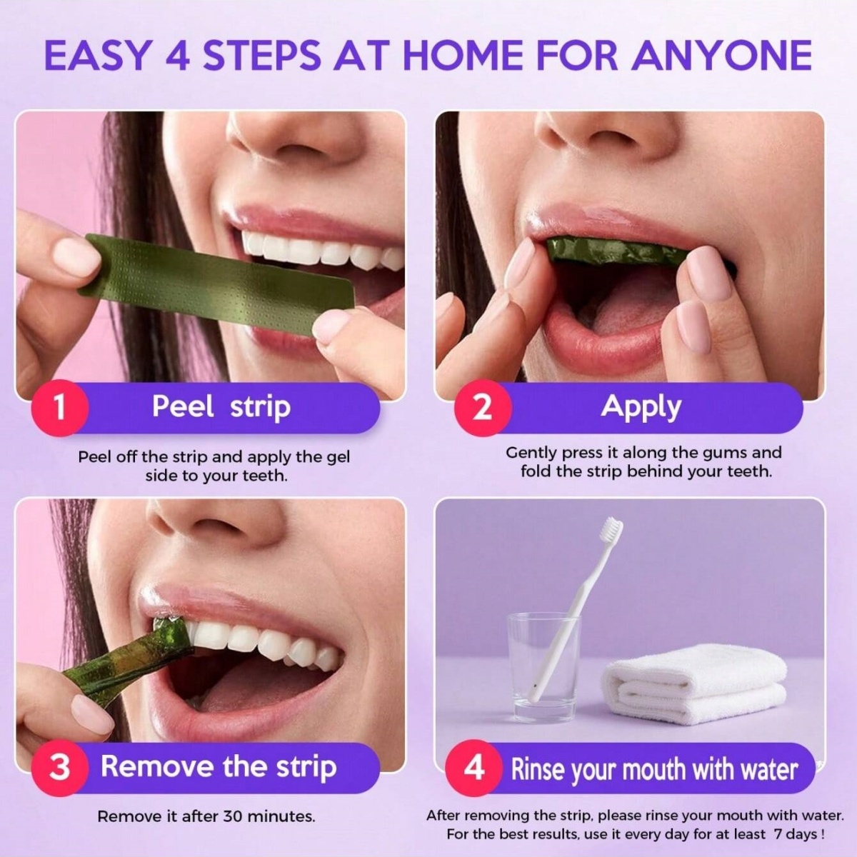 Deluxe Whitening Teeth Sticker - Teeth Whitening Foam ulasan dan harga