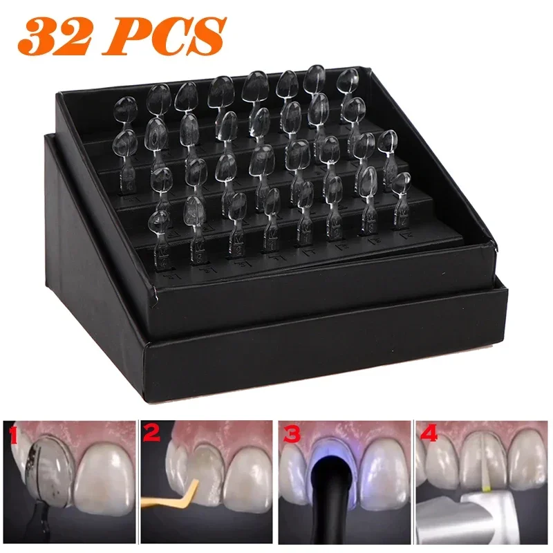 32pcs Dental Veneer Mould Kit  - Teeth Whitening Light Kit ulasan dan harga