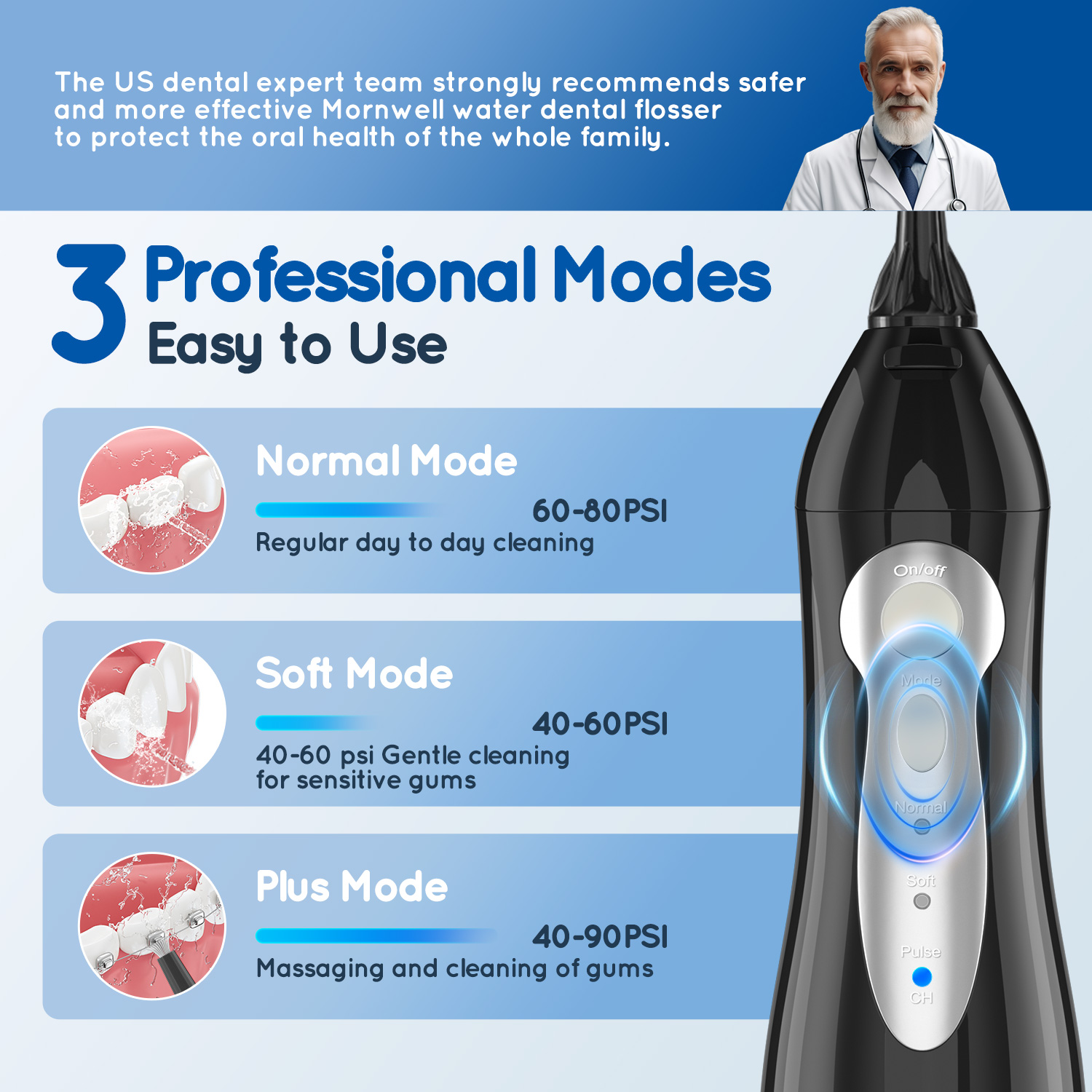 Portable Water Flosser Teethfo - Water Flosser Cordless ulasan dan harga