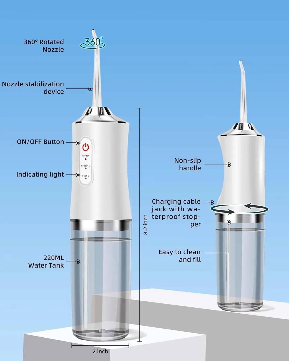 Oral Irrigator Portable Water  - Water Flosser Cordless ulasan dan harga