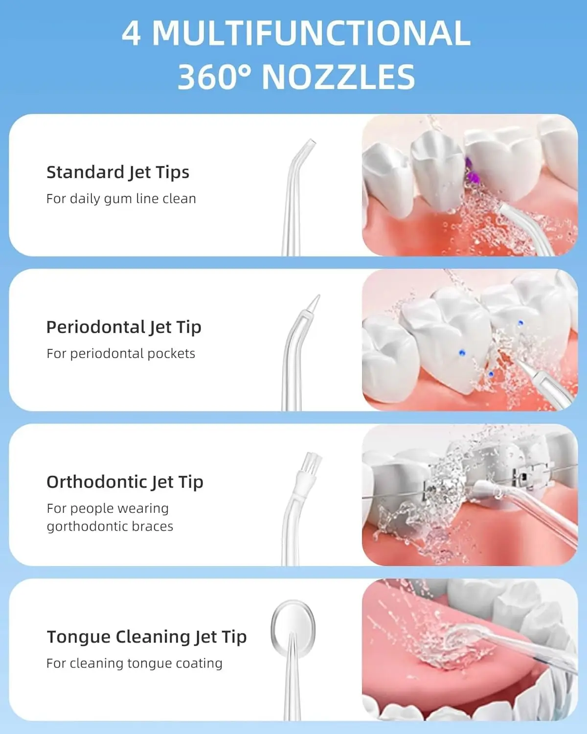 Oral Irrigator Portable Water  - Water Flosser Cordless ulasan dan harga