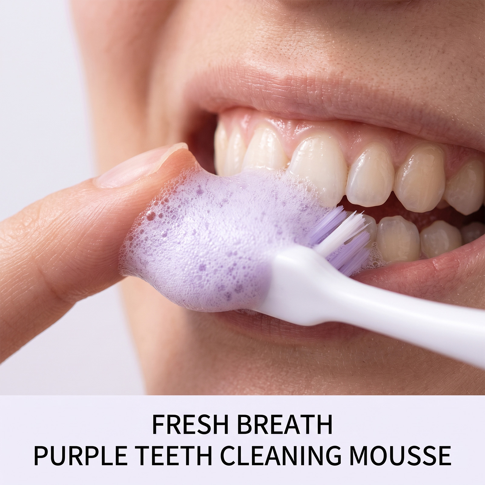 Purple Toothpaste Mousse Foam  - Teeth Whitening Foam ulasan dan harga