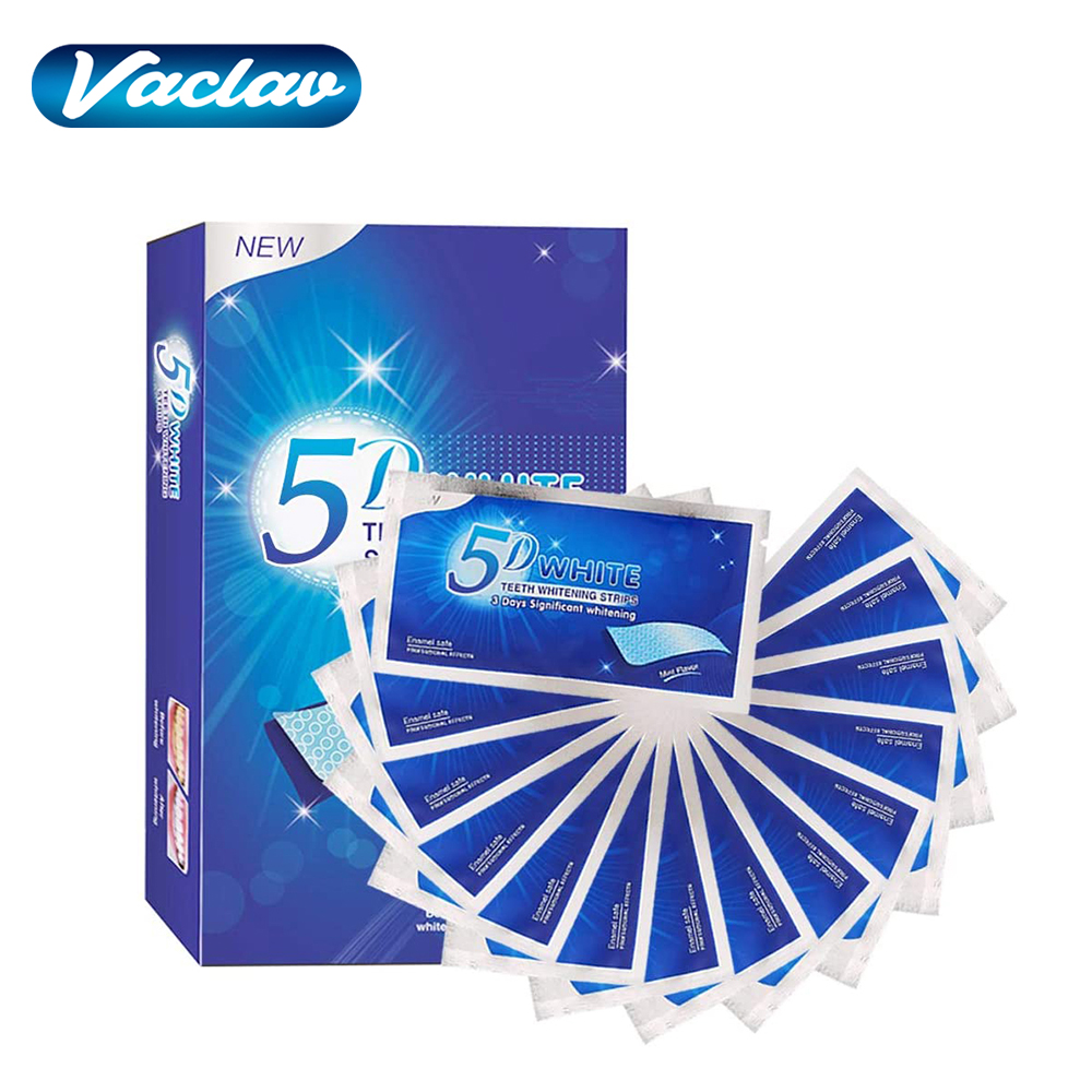 5D White Teeth Whitening Strip - Teeth Whitening Levels ulasan dan harga
